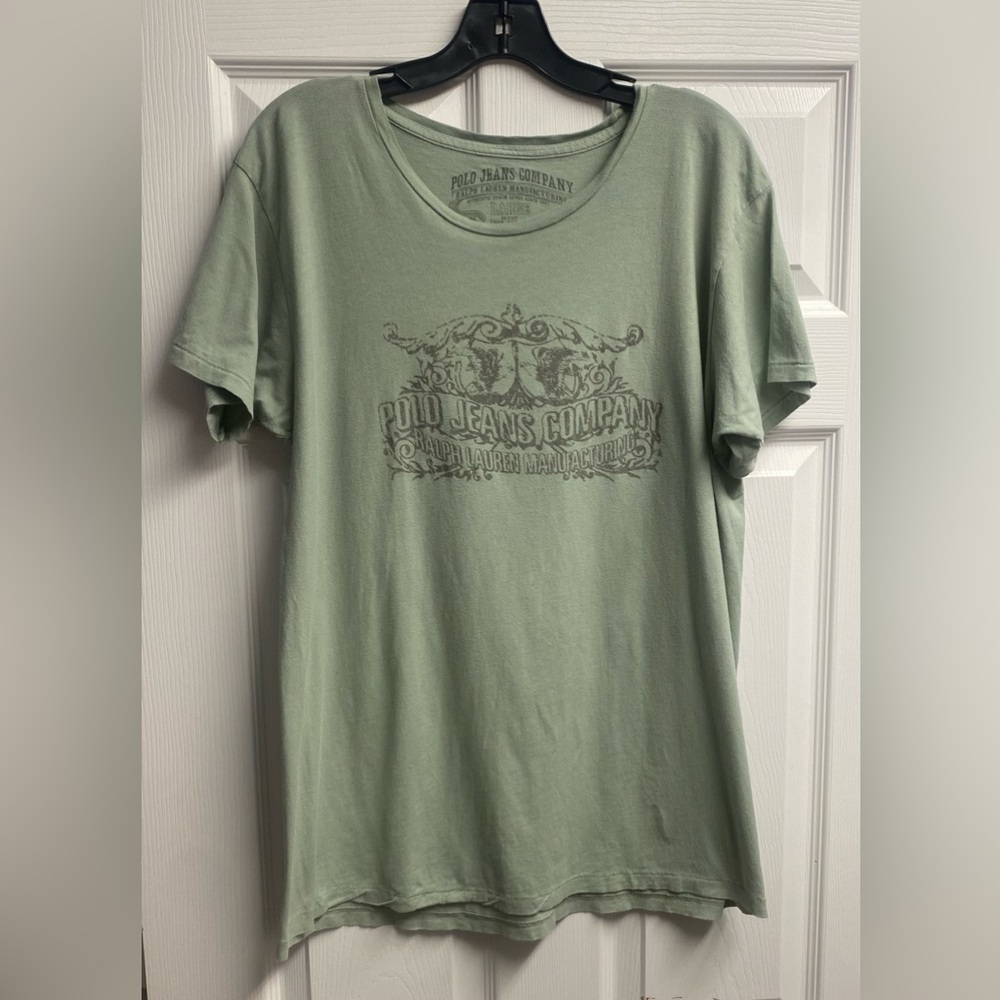 Ralph Lauren Manufacturing Polo Jeans Company 100% Cotton T-Shirt Size Large - Picture 1 of 3